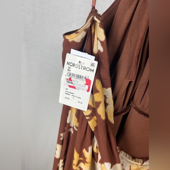 BP. Brown Halter Midi Dress Size 3x NWT - Picture 13 of 15